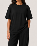 Oversized T-Shirt - Deep Black