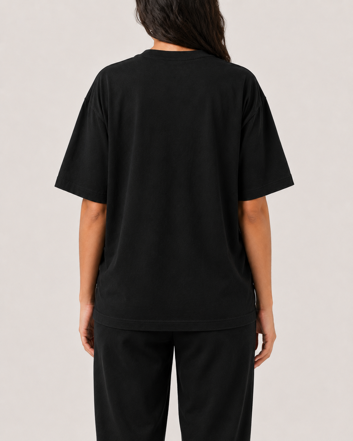 Oversized T-Shirt - Deep Black
