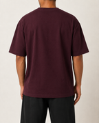 Oversized T-Shirt - Deep Burgundy