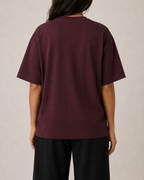 Oversized T-Shirt - Deep Burgundy