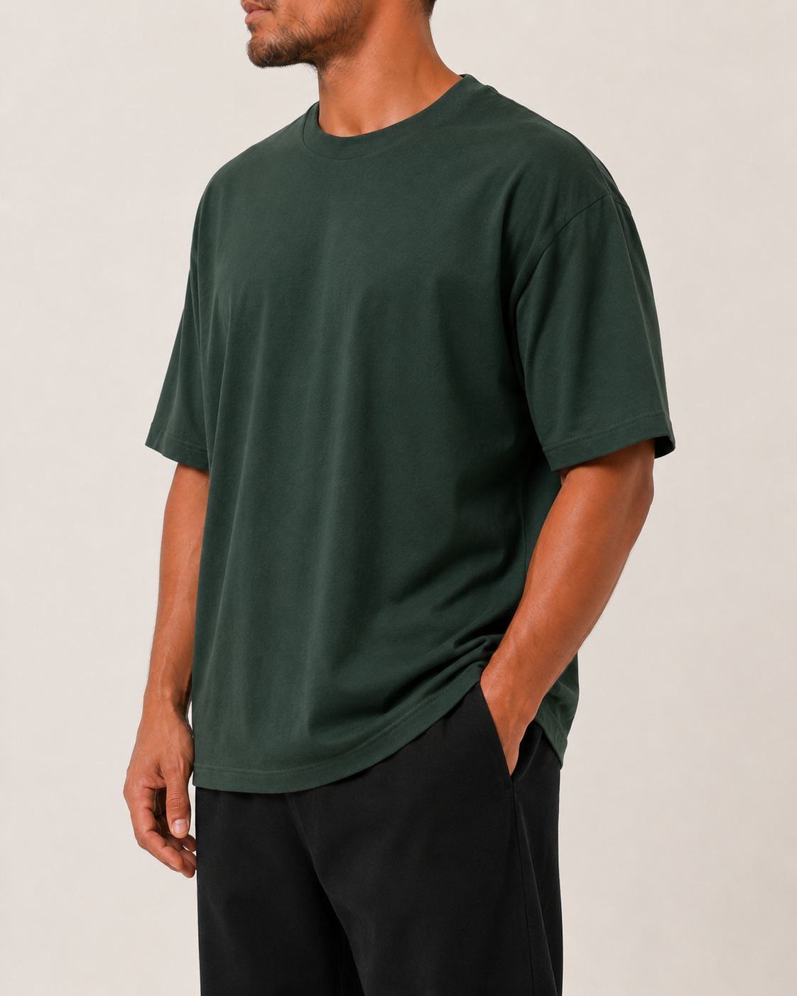 Oversized T-Shirt - Forest Green
