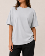 Oversized T-Shirt - Heather Grey