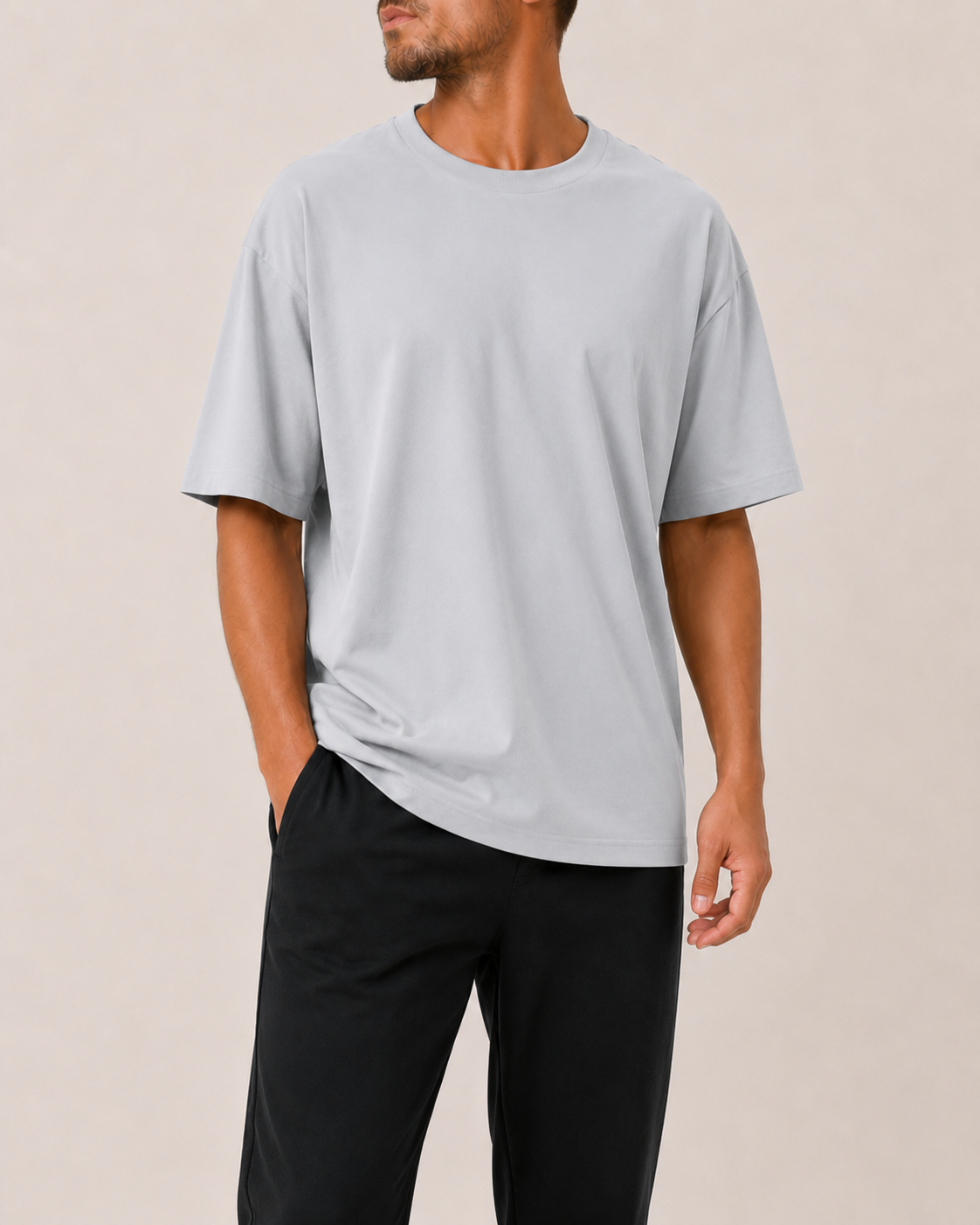 Oversized T-Shirt - Heather Grey
