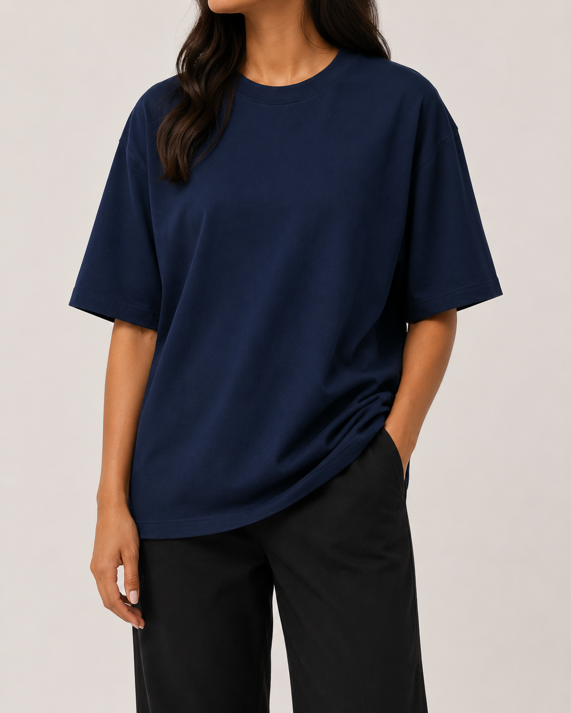 Oversized T-Shirt - Midnight Navy
