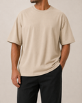 Oversized T-Shirt - Sand Beige