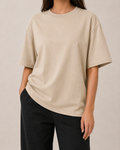 Oversized T-Shirt - Sand Beige