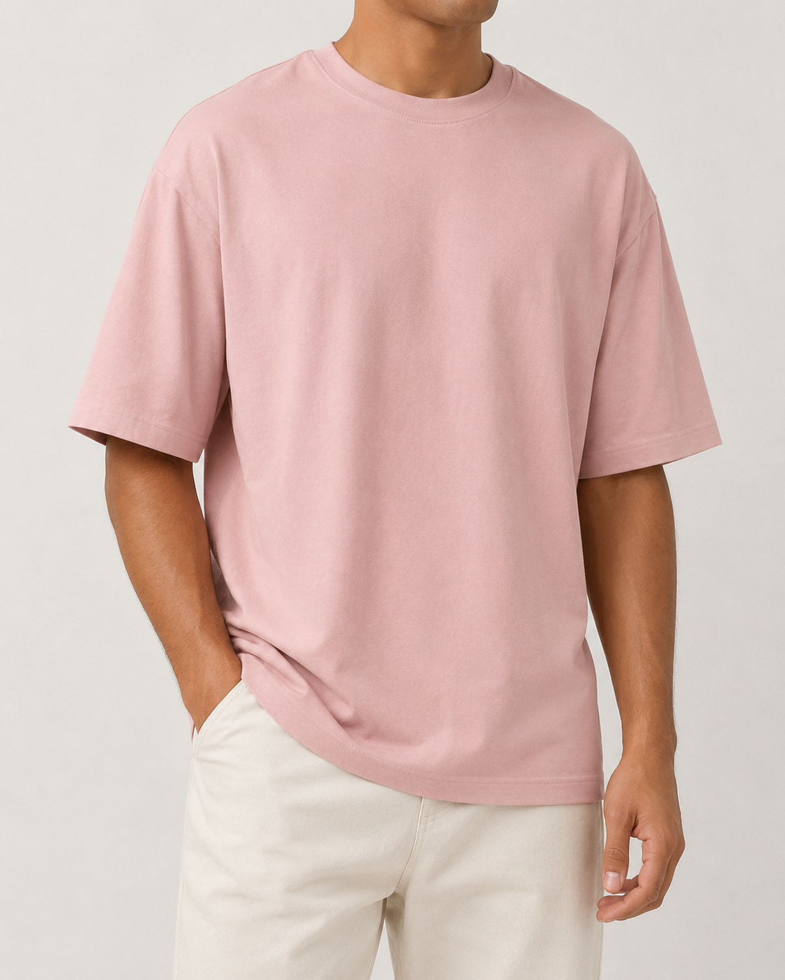 Oversized T-Shirt - Soft Pink
