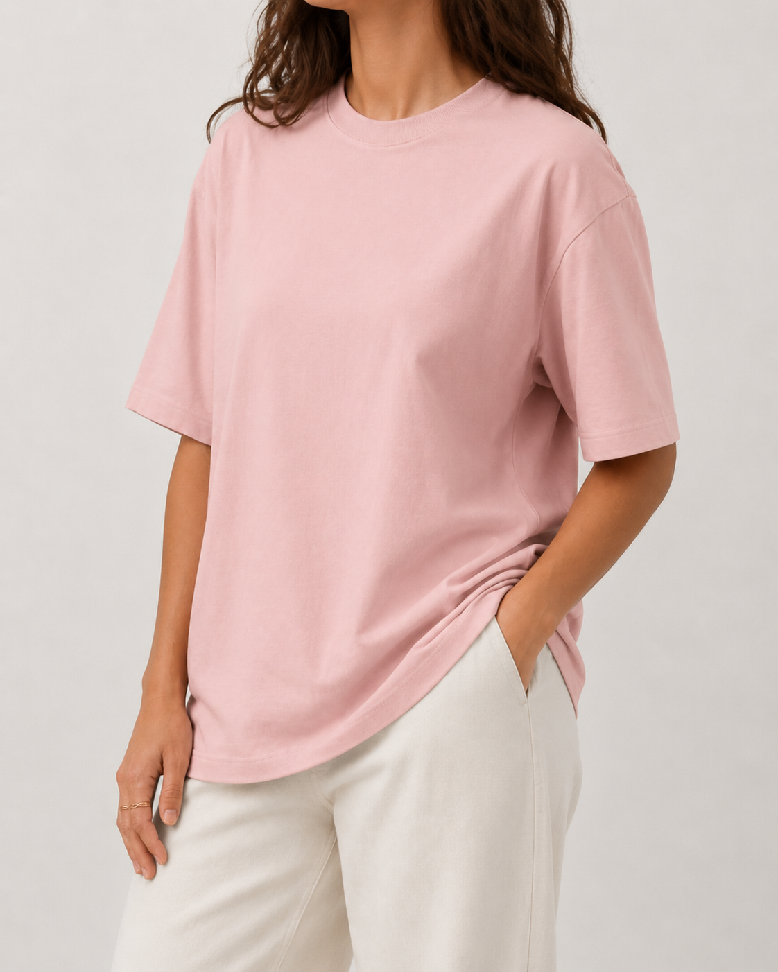 Oversized T-Shirt - Soft Pink