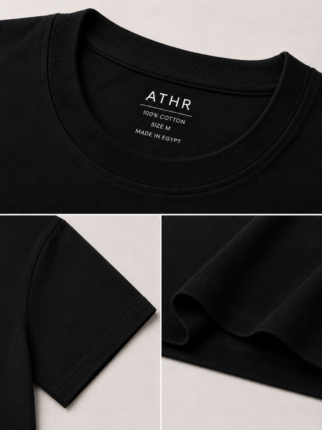 Oversized T-Shirt - Deep Black
