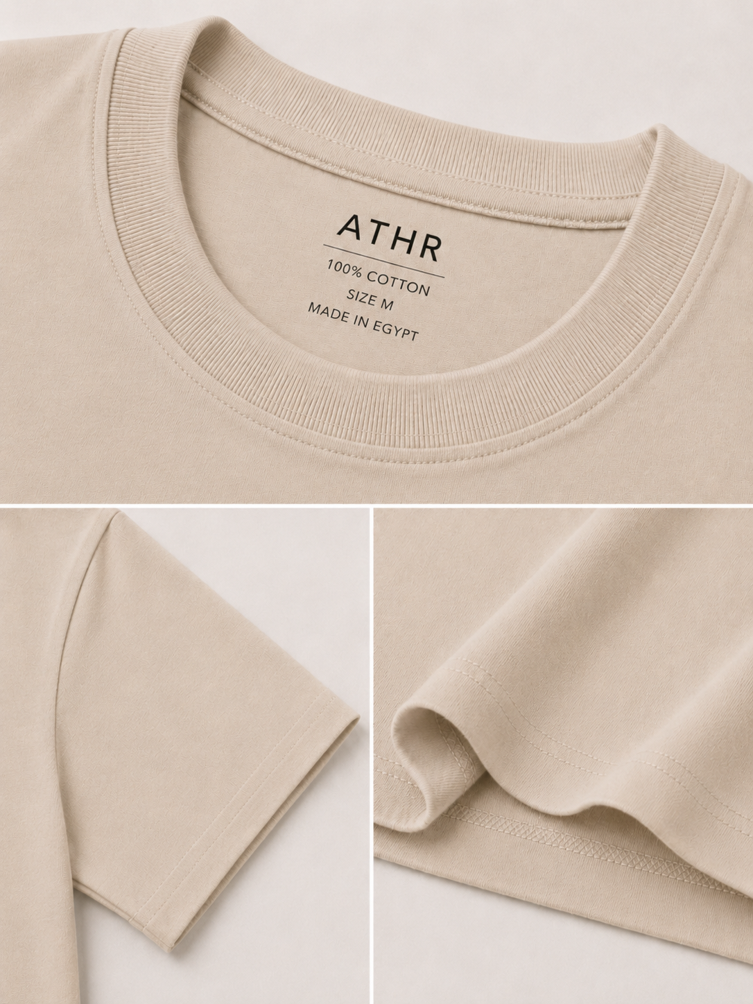 Oversized T-Shirt - Sand Beige